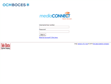Tablet Screenshot of mediaconnectlogin.cnyric.org