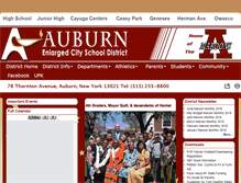 Tablet Screenshot of district.auburn.cnyric.org